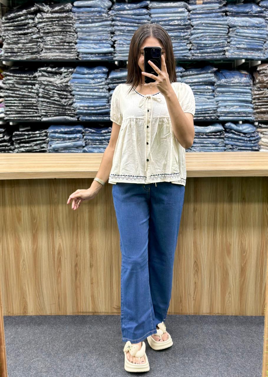 COTTON TOP-PENT PAIR