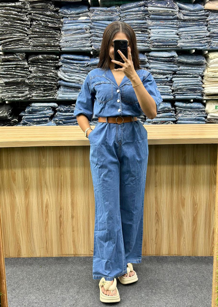 DENIM JUMSUITE