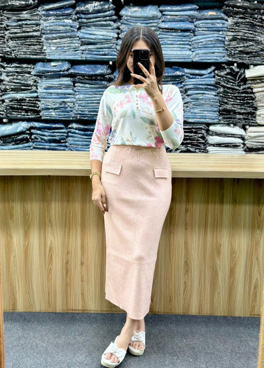 ONLY LONGSKIRT-POCKET