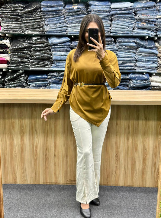 SILK TOP - KOREAN BOTTOM PAIR