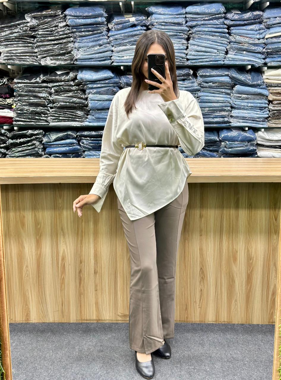 SILK TOP - KOREAN BOTTOM PAIR