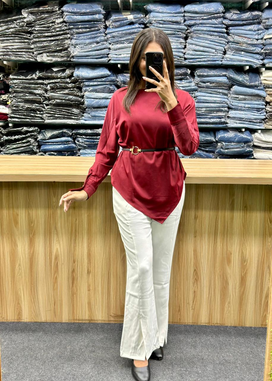 SILK TOP - KOREAN BOTTOM PAIR