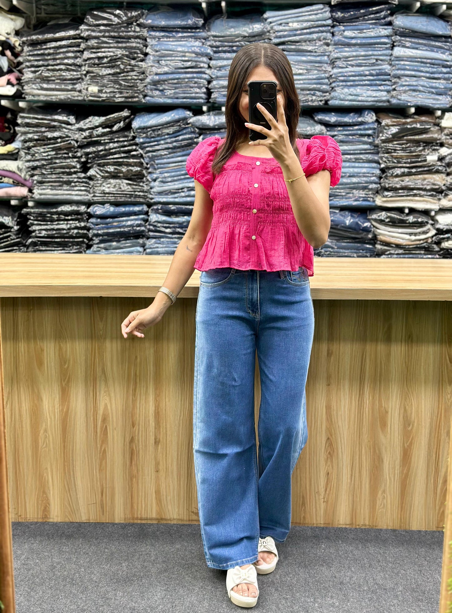 SHORTSLIVE TOP-JEANS PAIR