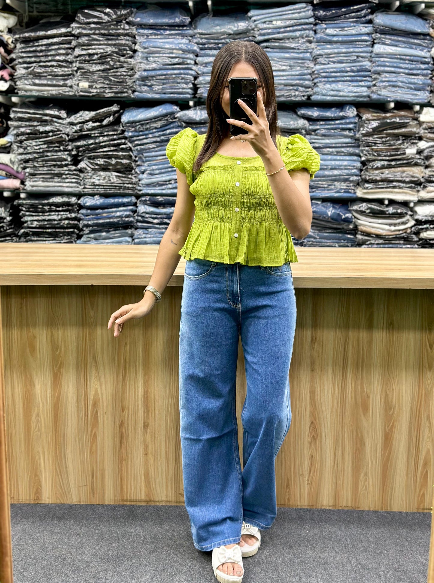 SHORTSLIVE TOP-JEANS PAIR