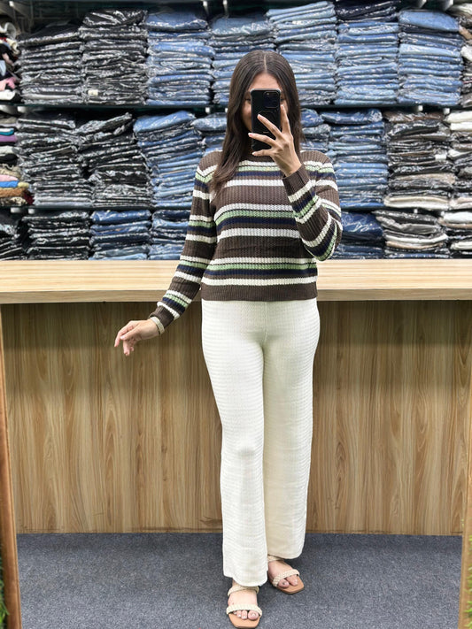 WOOL TSHIRT-WOOLEN PLAZO PAIR