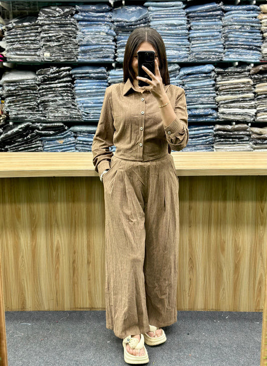 CODROY SHIRT CORD-SET