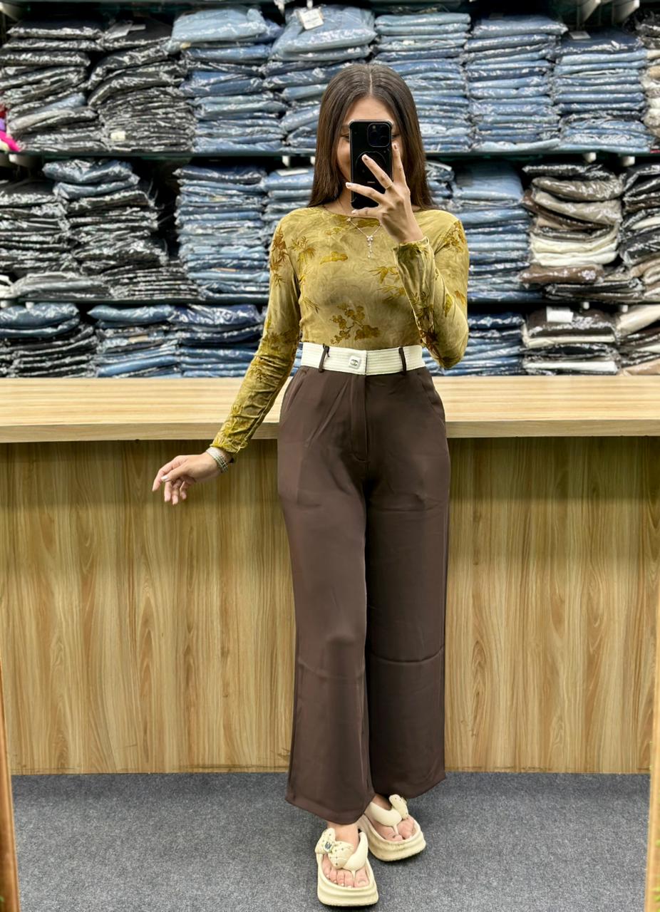 BODYCON TOP-KOREAN BOTTAM PAIR