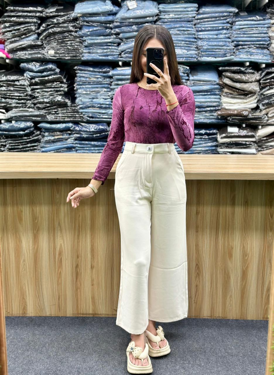 BODYCON TOP-KOREAN BOTTAM PAIR