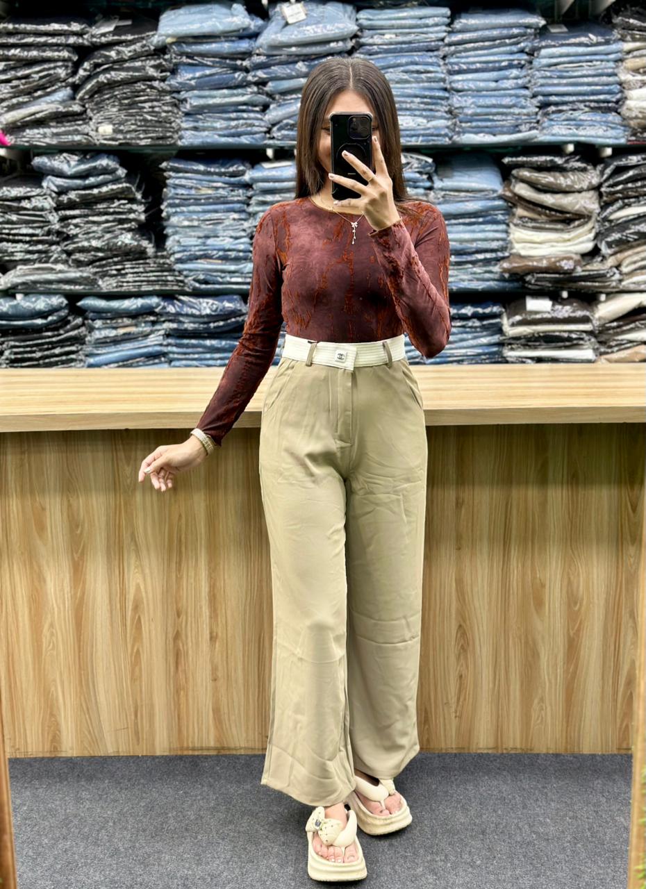 BODYCON TOP-KOREAN BOTTAM PAIR