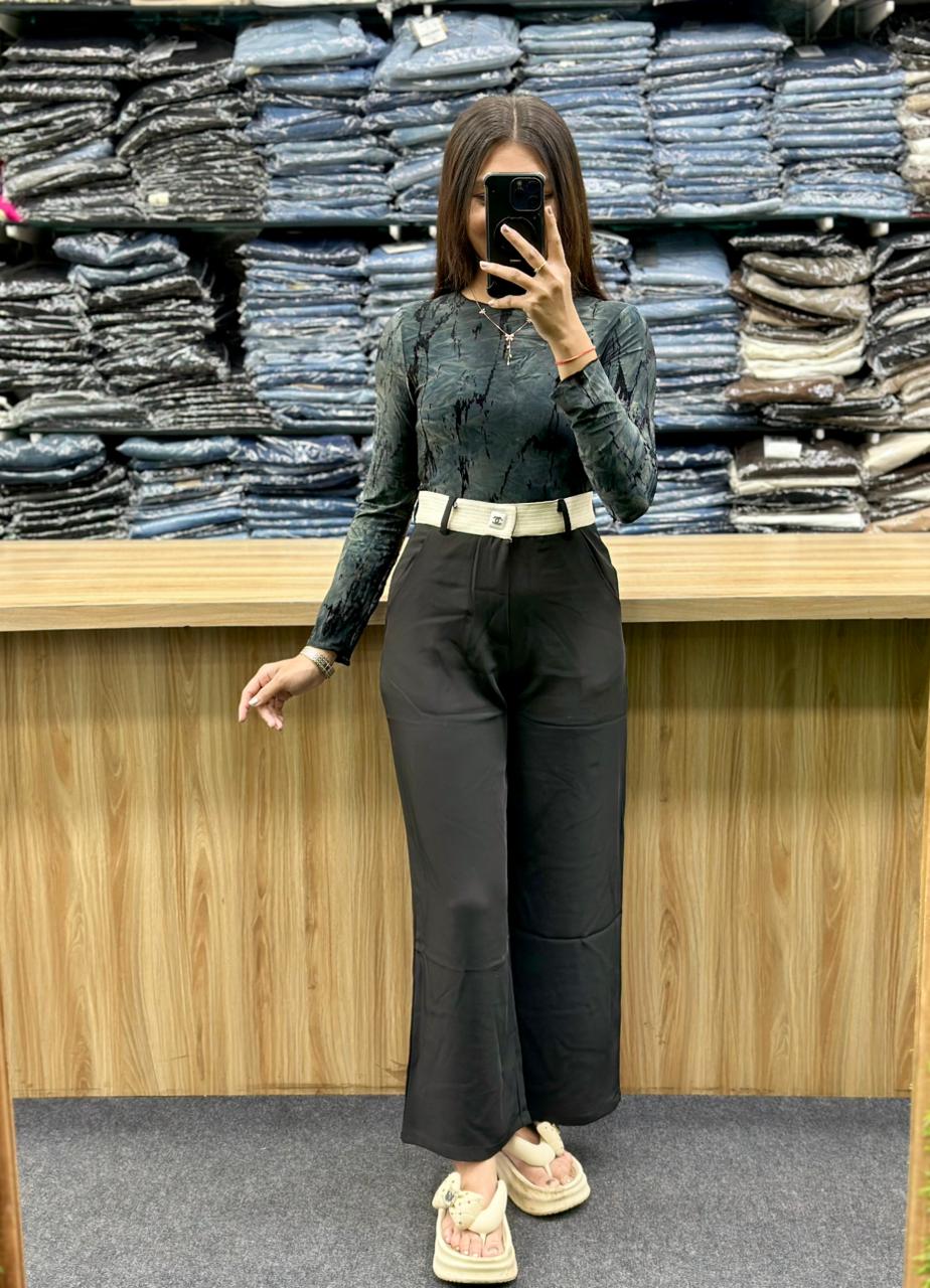 BODYCON TOP-KOREAN BOTTAM PAIR