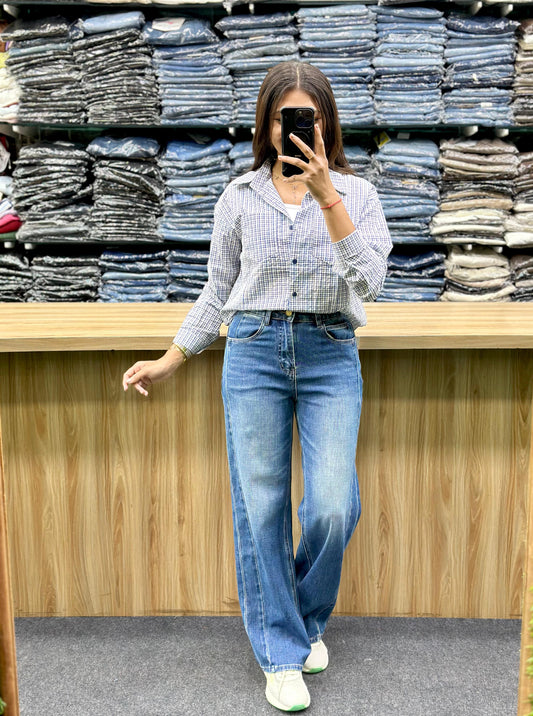 CHACKS SHIRT JEANS PAIR