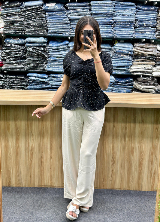 TOP WITH KOREAN BOTTOM PAIR