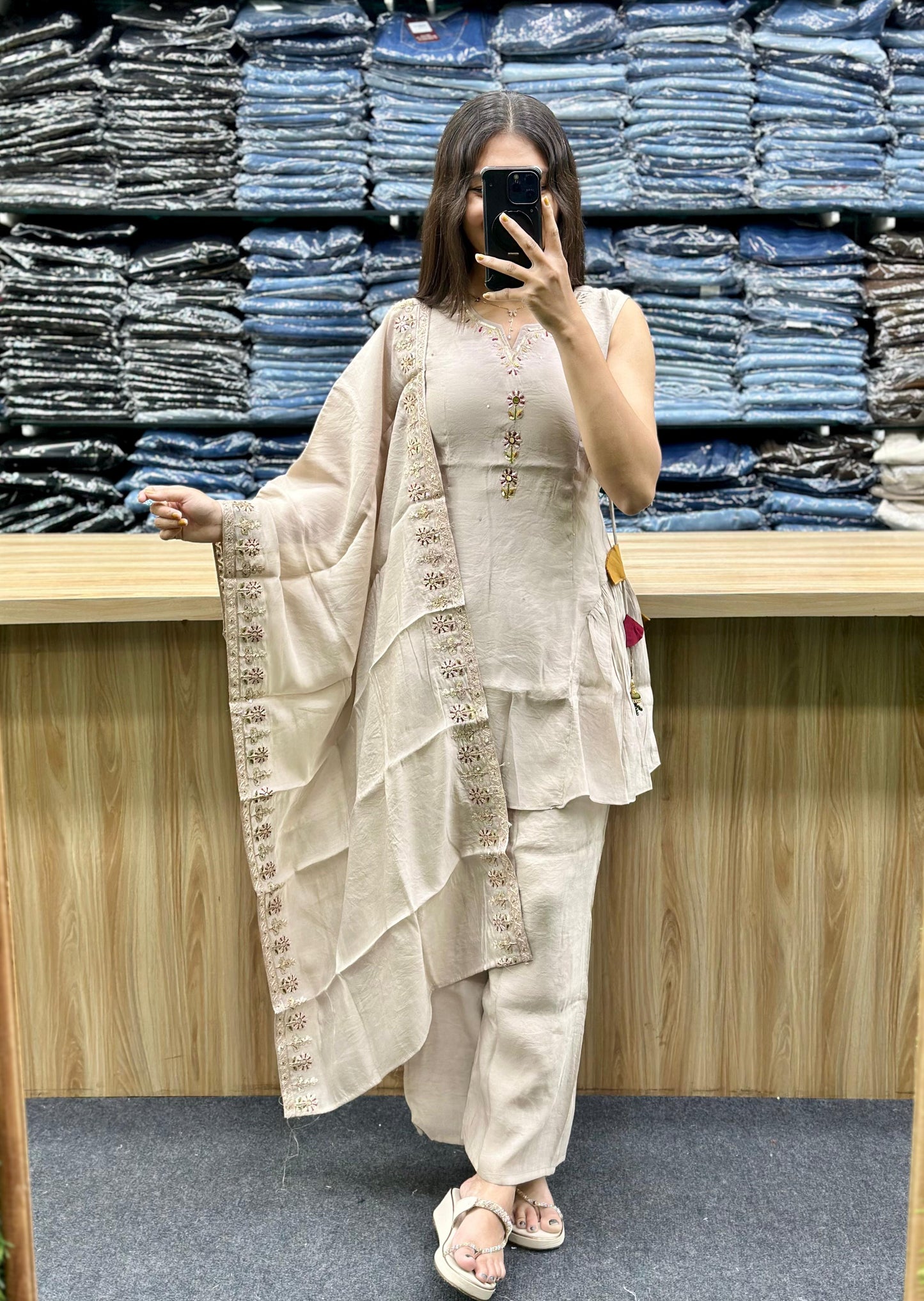IMPORTED KURTA - DUPATTA PAIR-JC3640