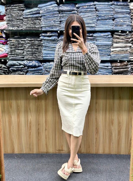 VLINE TOP-SKIRT PAIR