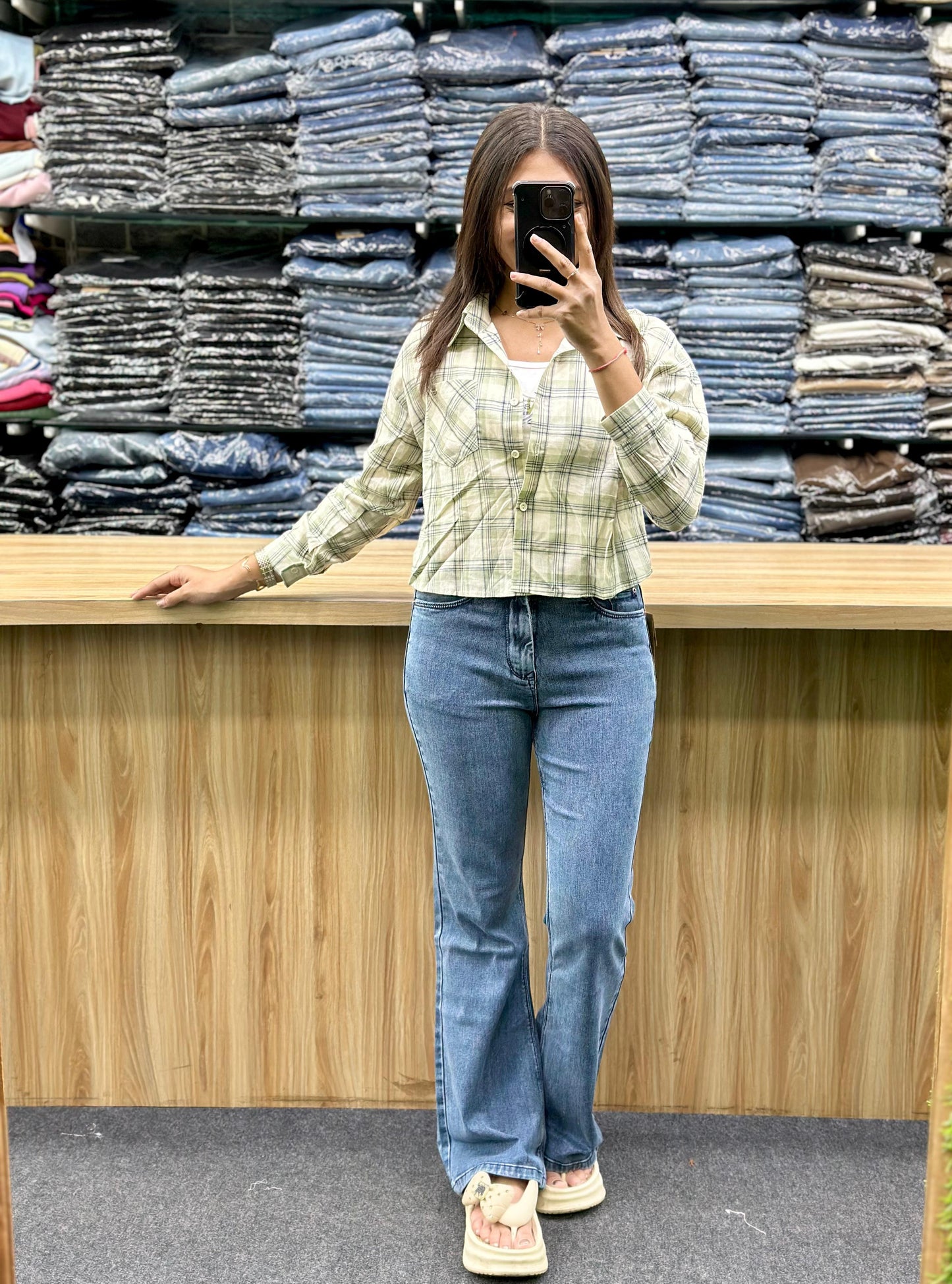 CHAKS SHIRT-JEANS PAIR
