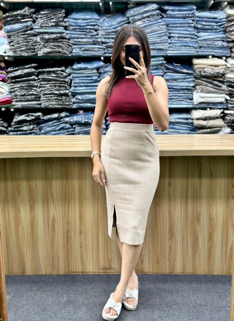 ONLY WOOLAN SKIRT