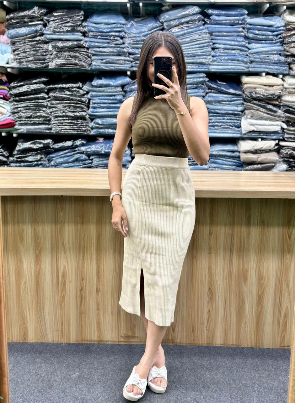 ONLY WOOLAN SKIRT