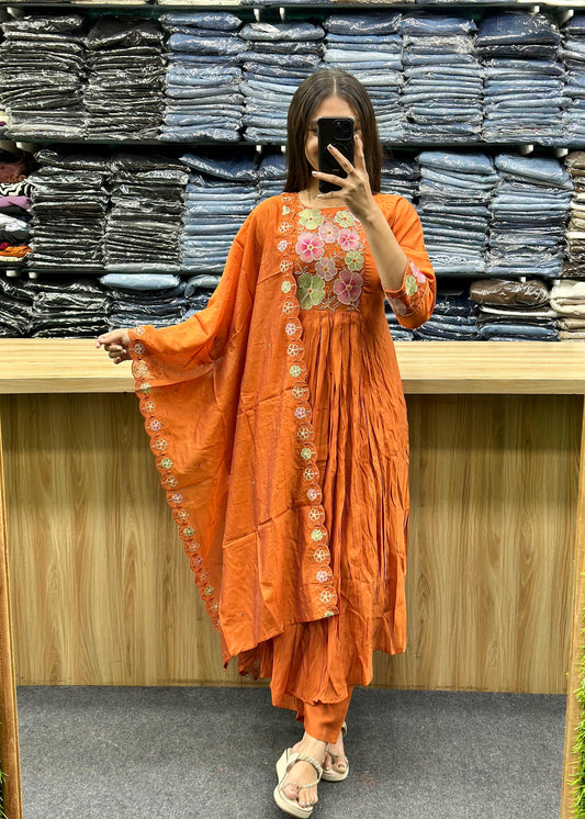 FLORAL KURTA-DUPATTA SET - AM01