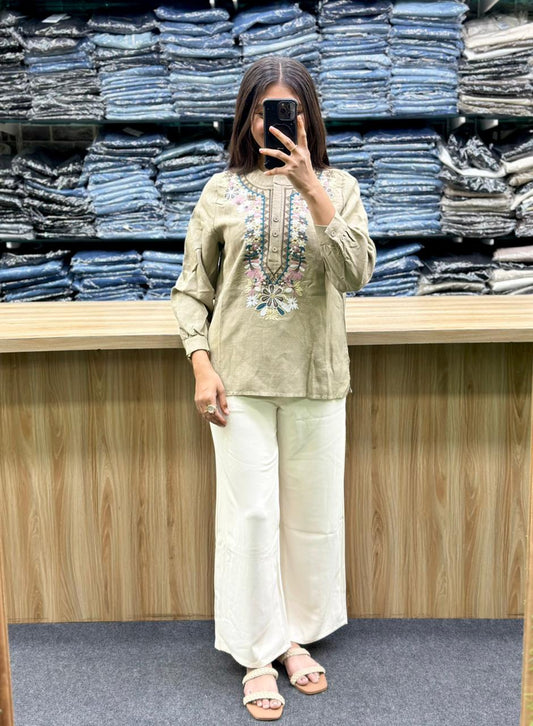 LINEN TOP-LINAN1327BH