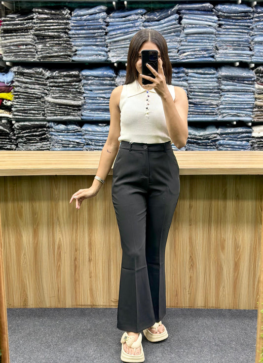 POLO CROP - TOP AND PENT PAIR