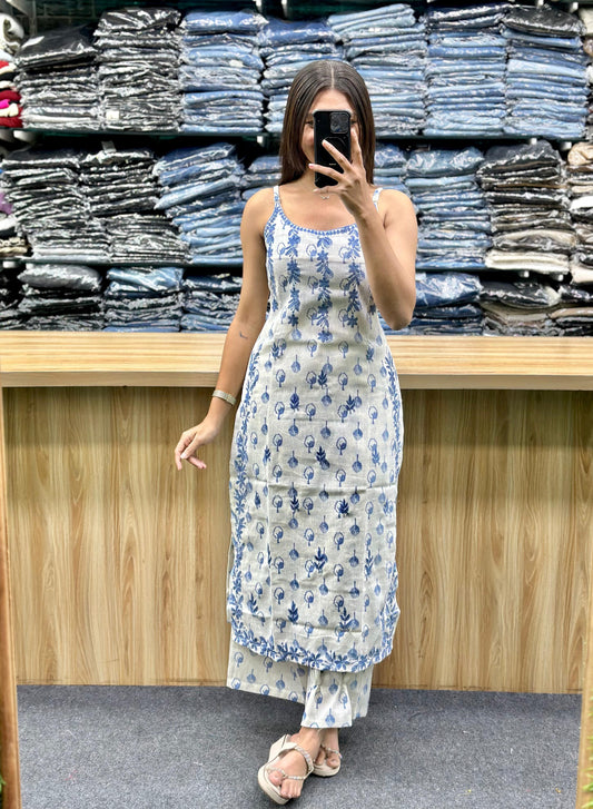 SPAGHETTI KURTI PLAZA PAIR-BD1232