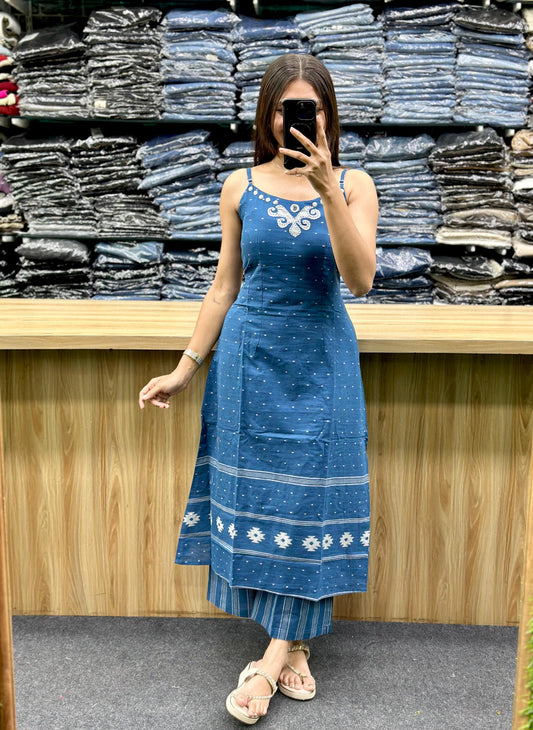 SPAGHETTI KURTI PLAZA PAIR-BD1264