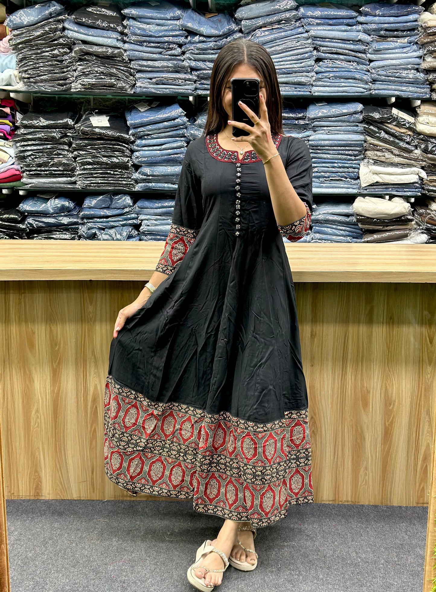 ANARKALI KURTI PAIR-DS501