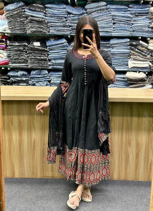 ANARKALI KURTI PAIR-DS501