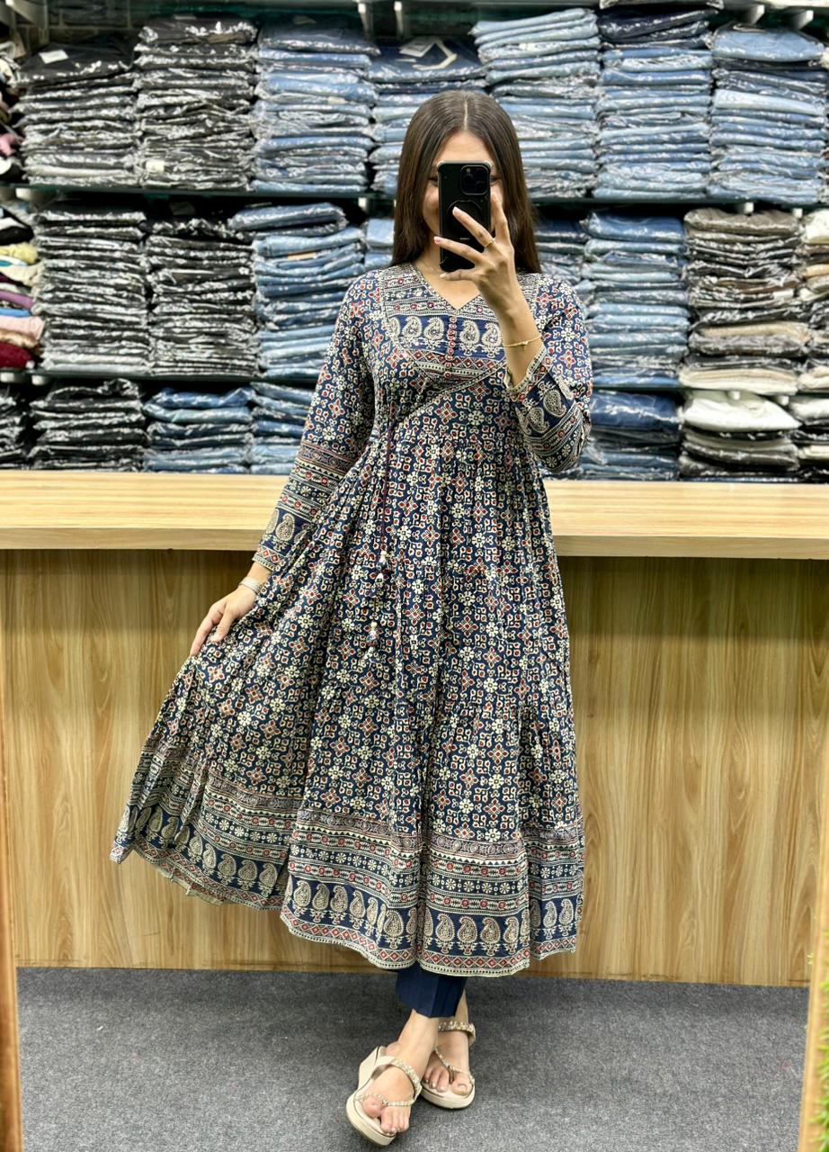 ANARKALI STYLE DRESS - DS2012