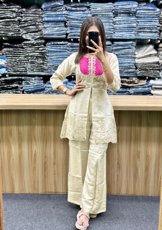 SIMAR KURTI PLAZO-DY102