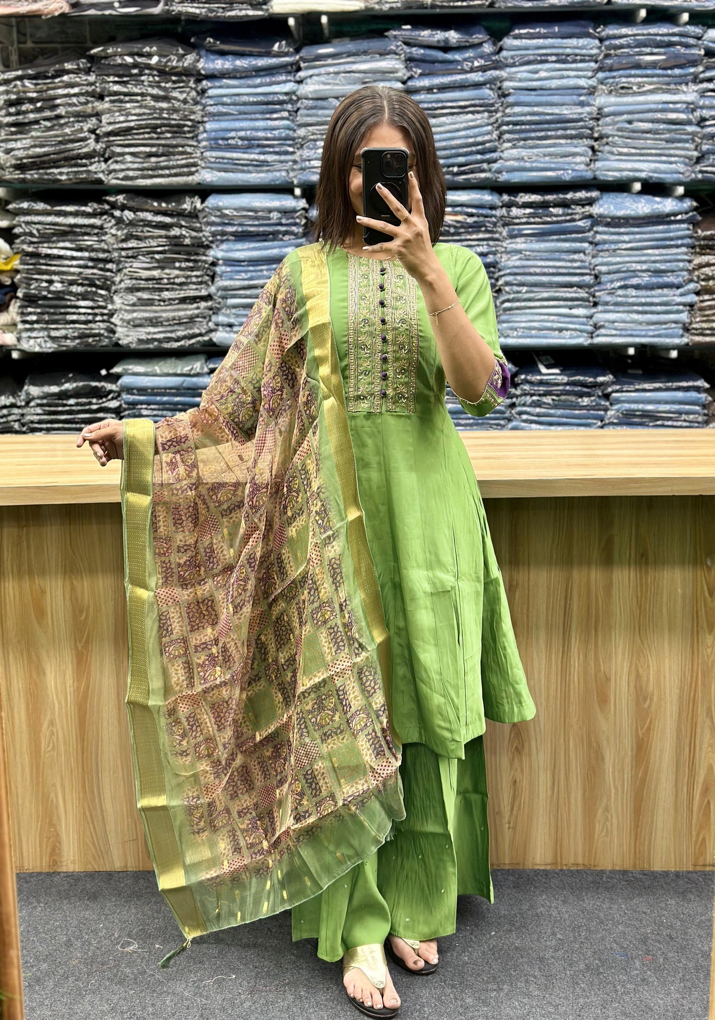 SHORT KURTI PLAZA PAIR-F235