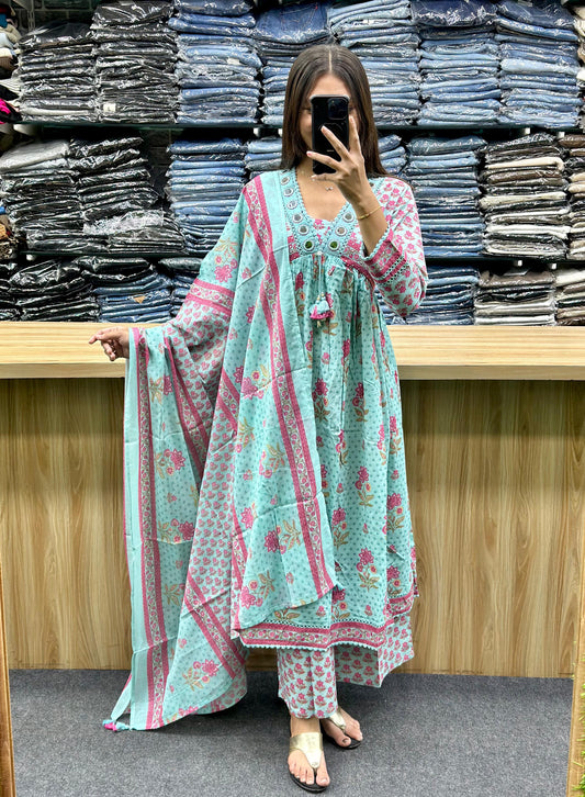 ANARKALI KURTI SET- HT260