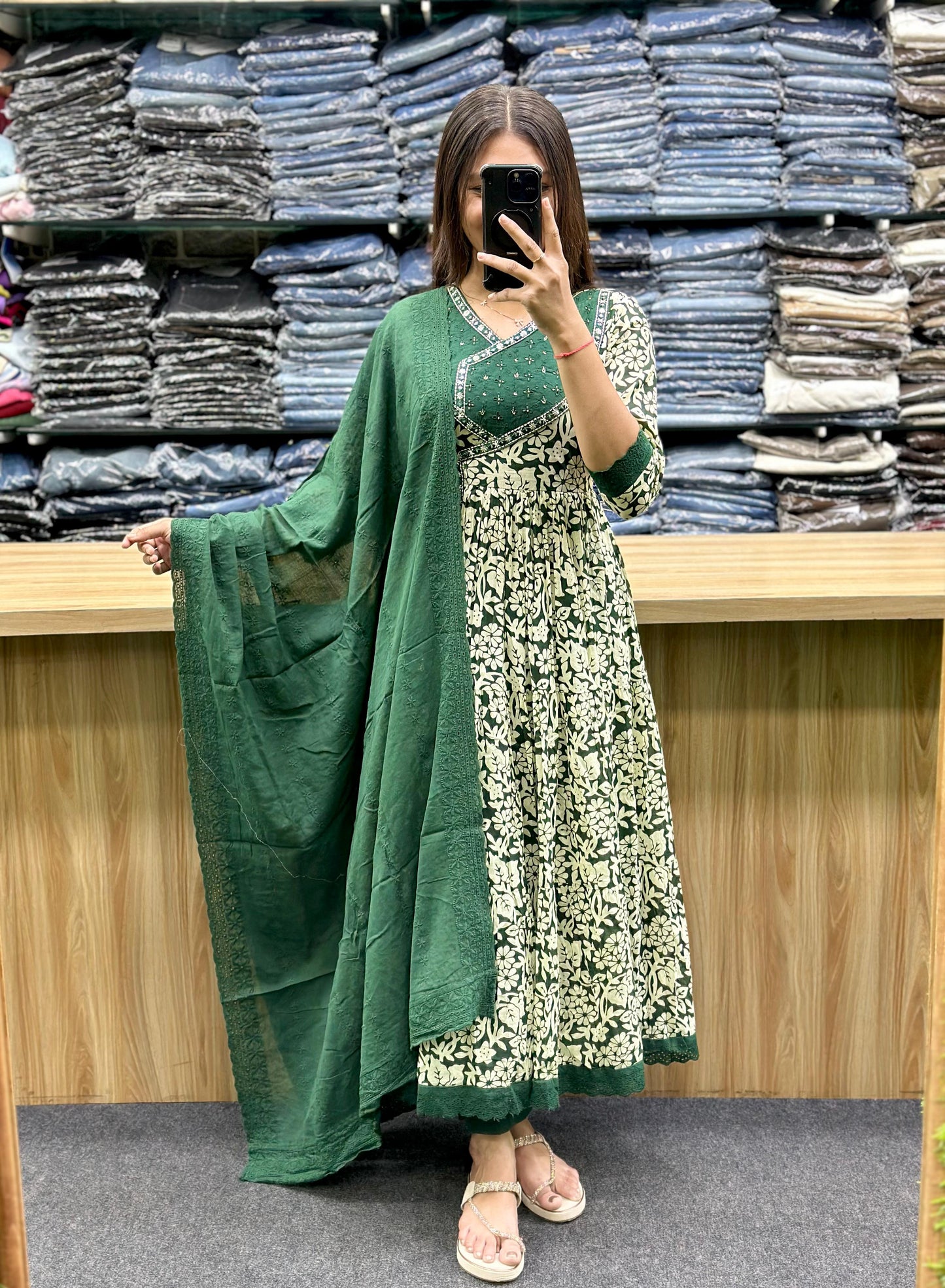 ANARKALI DUPPATA PAIR-HT291