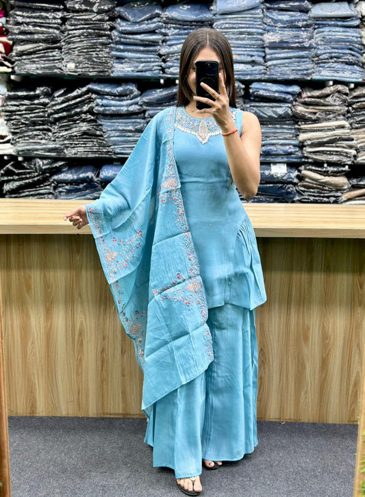 SHORT KURTI DUPATTA PAIR-JC3655