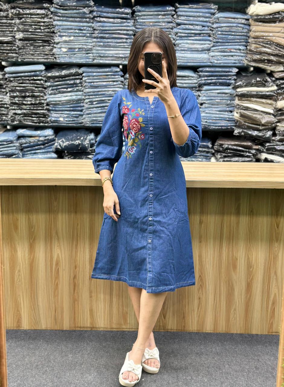 DENIM KURTI-JC419
