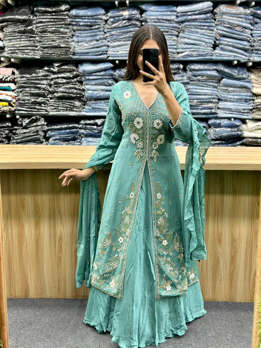 INDO-WESTERN CROP TOP-LC181