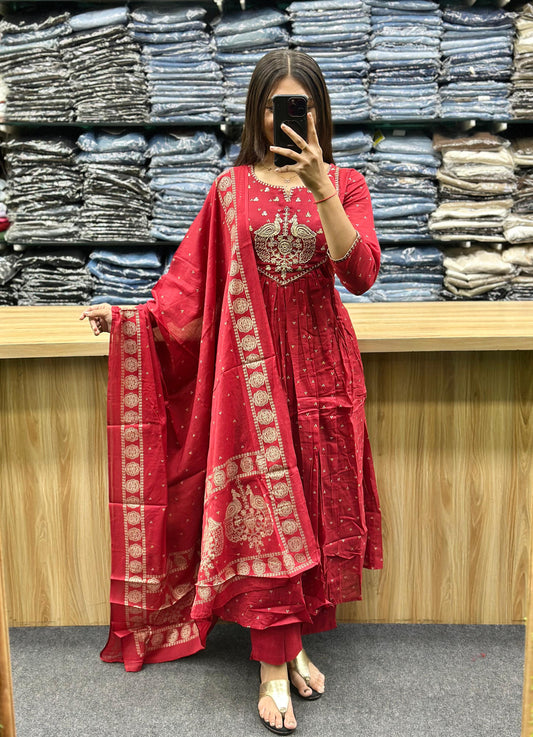 MUL COTTON DUPATTA PAIR-MT3787