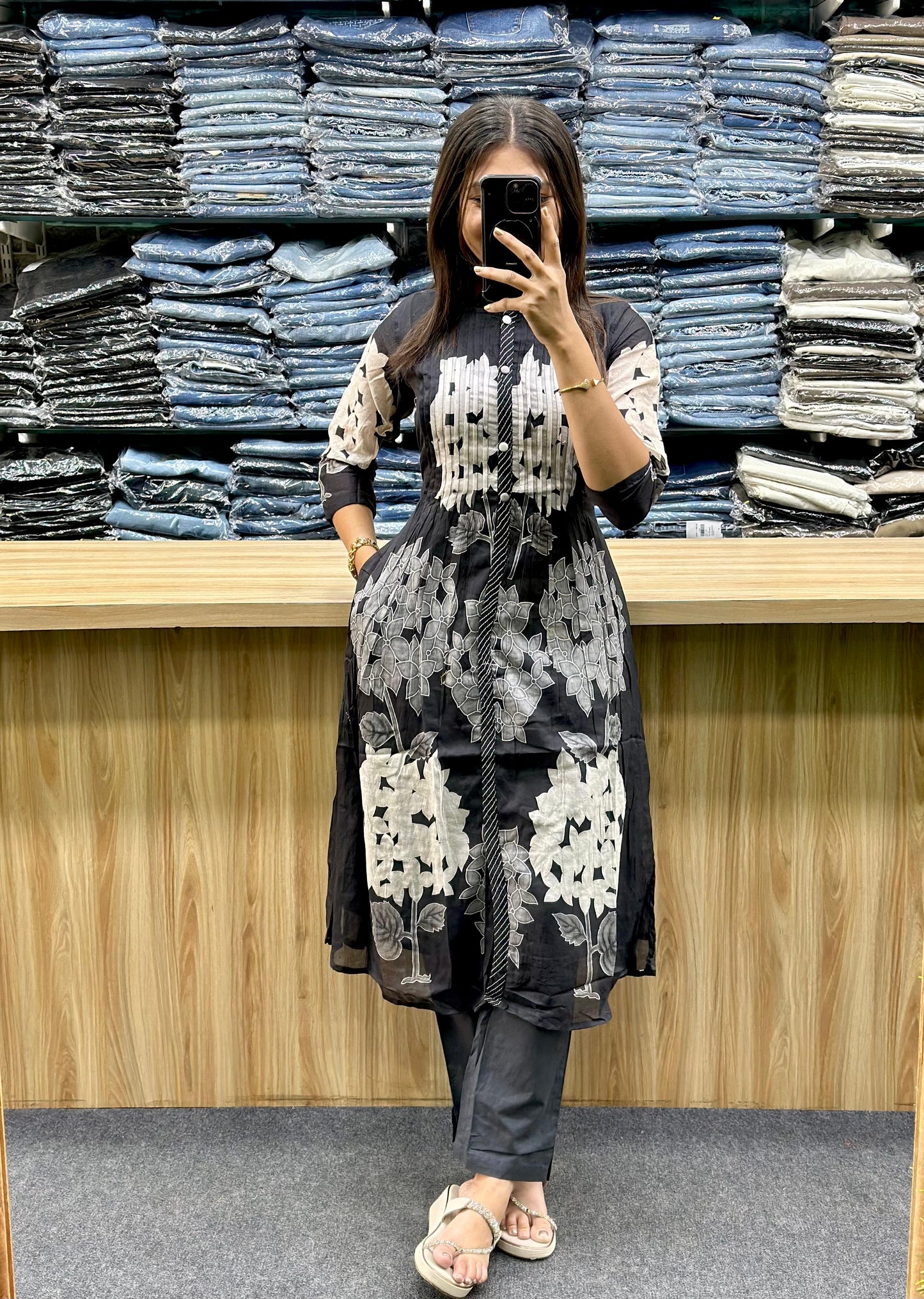 MUL COTTON TWO PEICE-MT4082