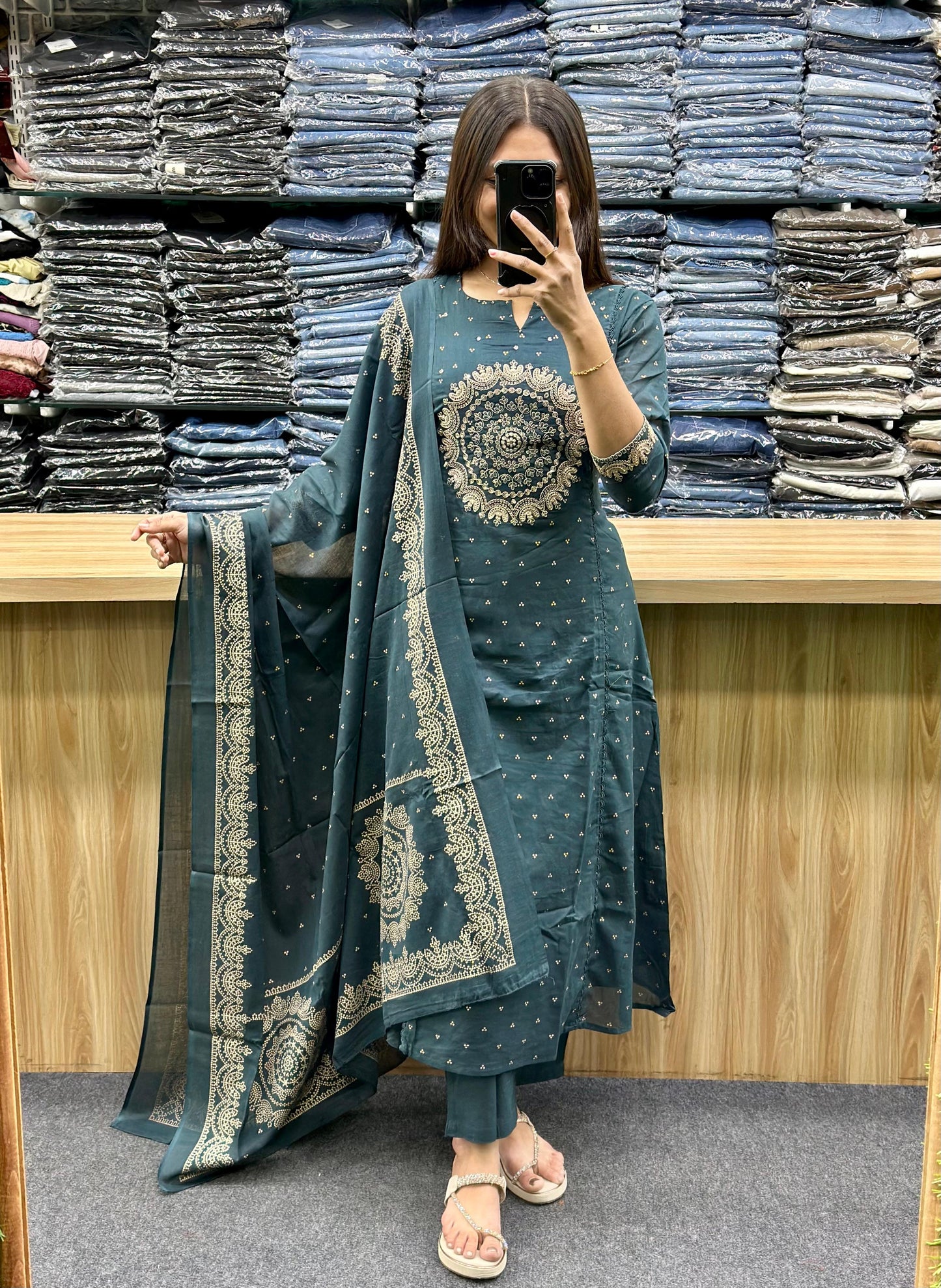 COTTON DUPATTA PAIR-PF20550