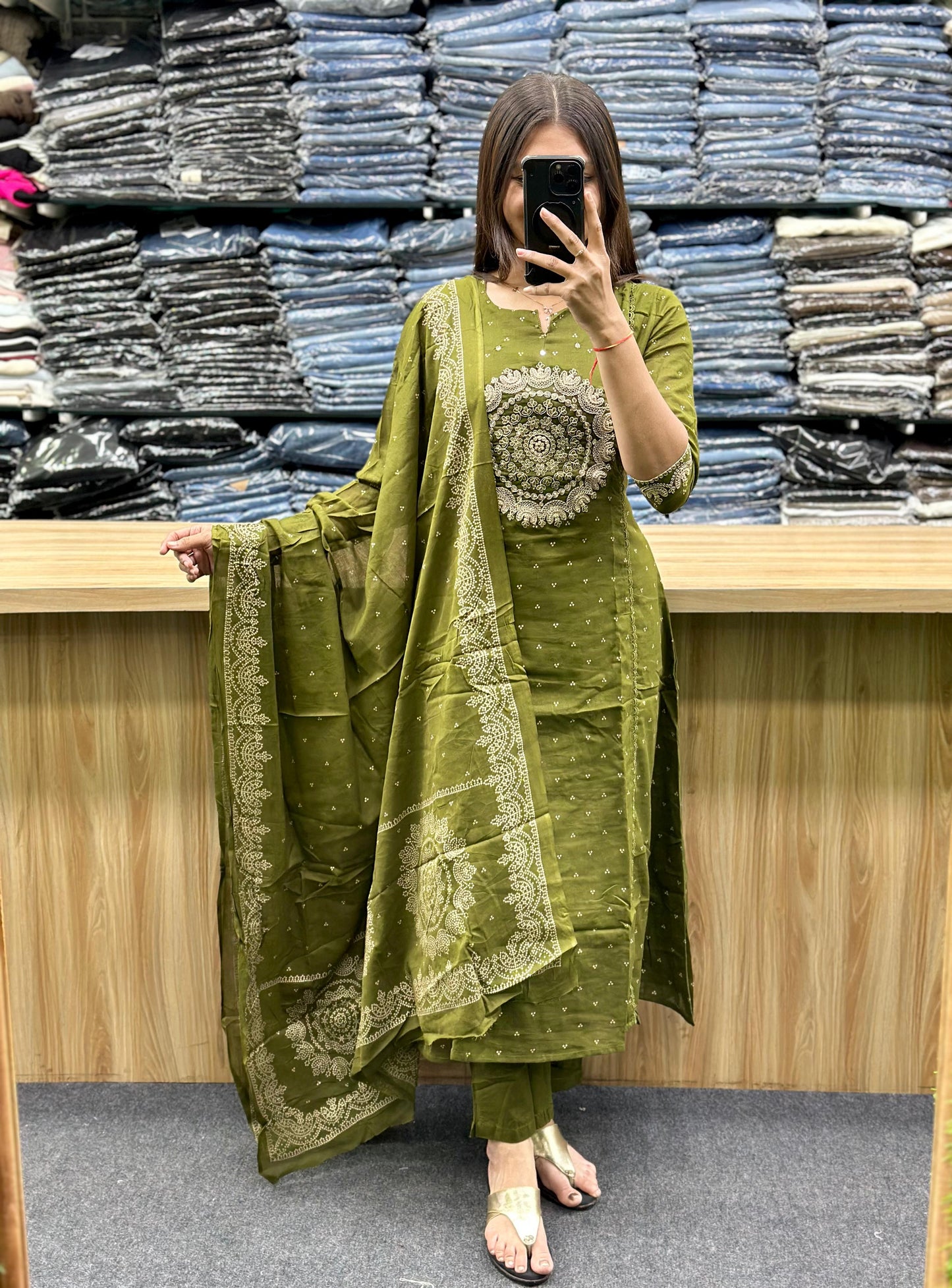 COTTON DUPATTA PAIR-PF20550