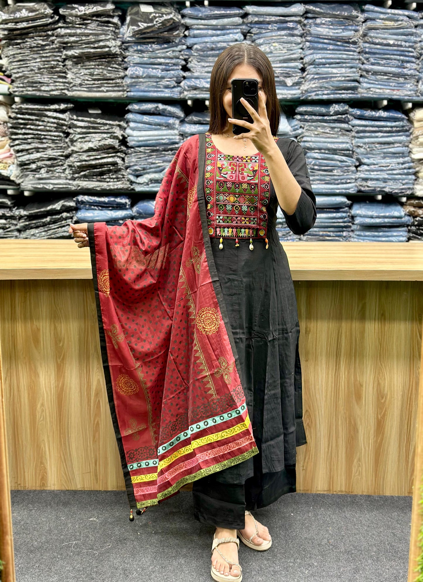 KURTI PLAZA SET-RD6576
