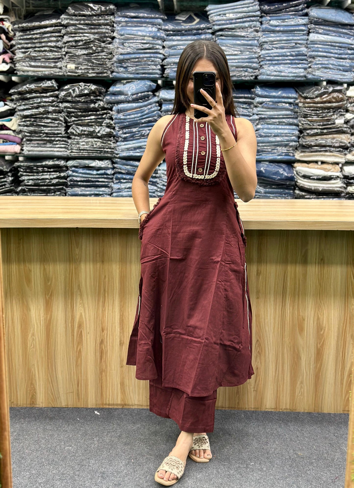 SLEEVELESS PLAZA PAIR-RV2979