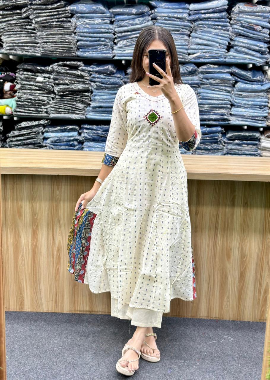 KURTI PLAZA DUPATTA PAIR-RV2992-RV3416