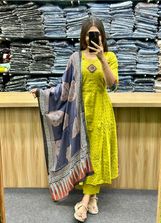 KURTI PLAZA DUPATTA PAIR-RV2992-RV3416