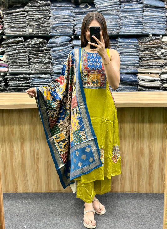 SLEEVELESS DUPATTA PAIR-RV3572