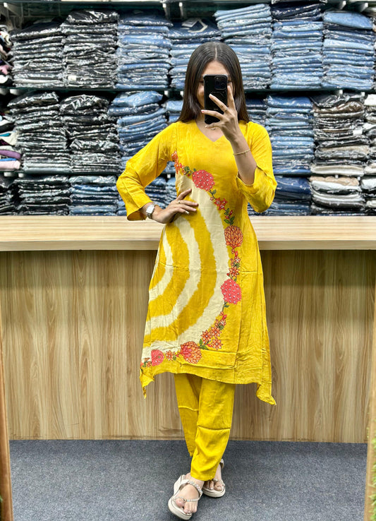 KURTI PENT PAIR-RV3725-27