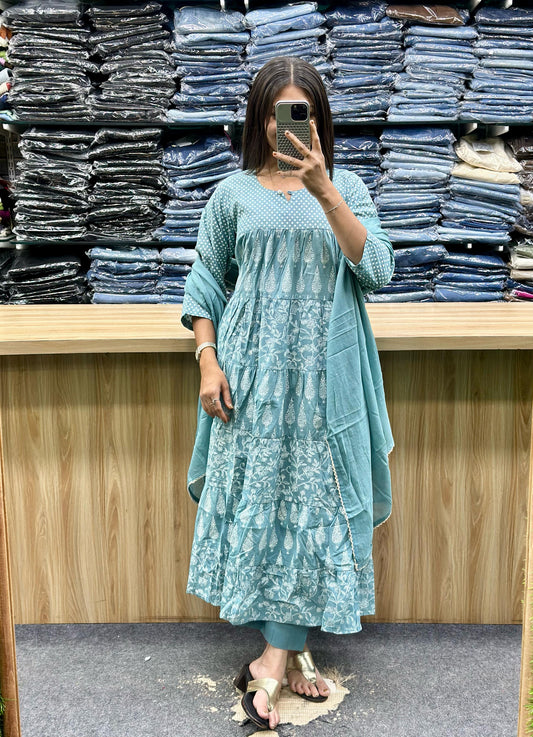 Anarkali-style kurta-SD642