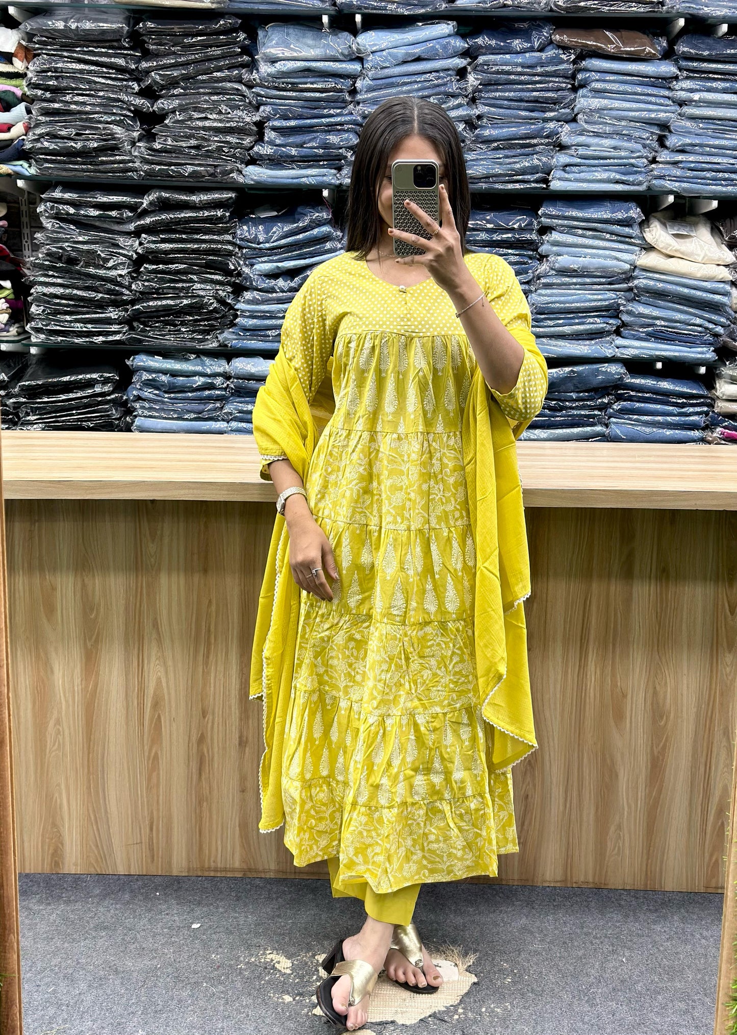 Anarkali-style kurta-SD642