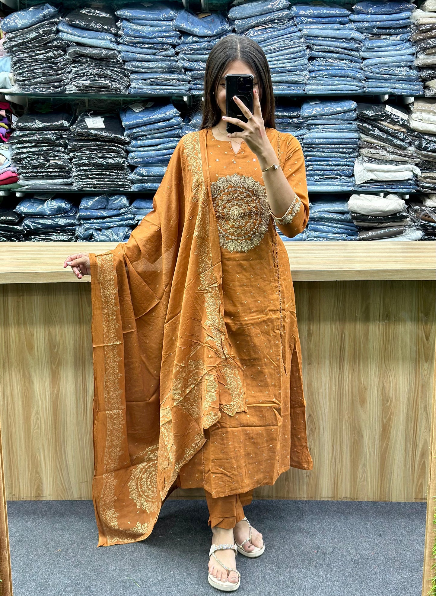 COTTON DUPATTA PAIR-SG15