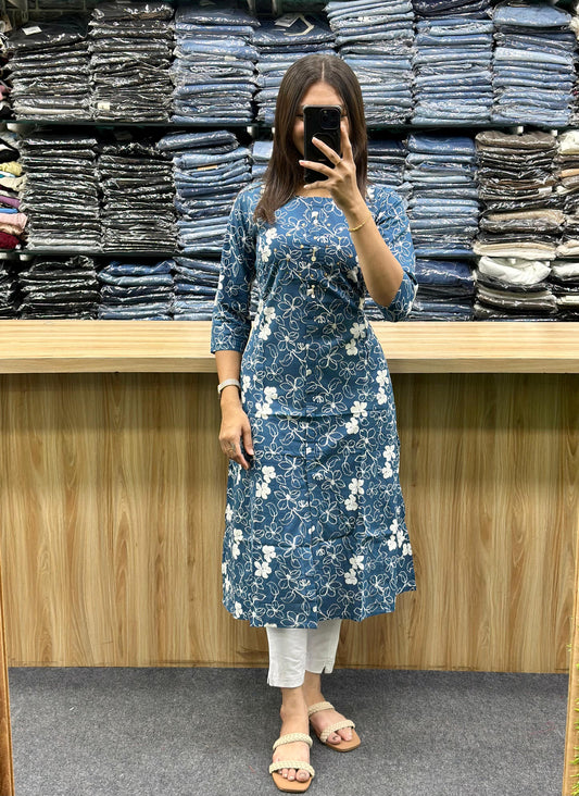 SINGLE COTTON KURTI-SM71-SM22